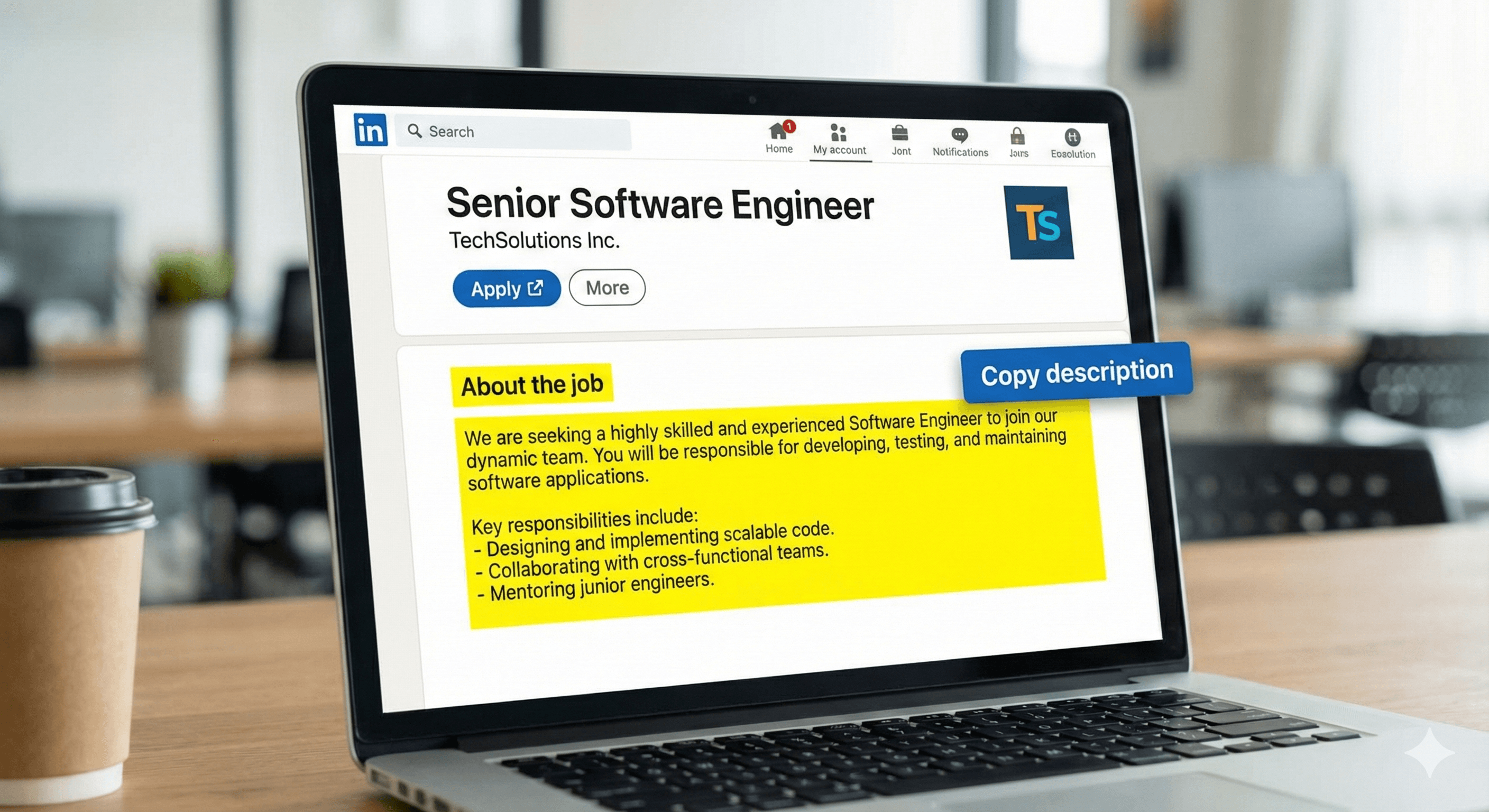 Paste your job description